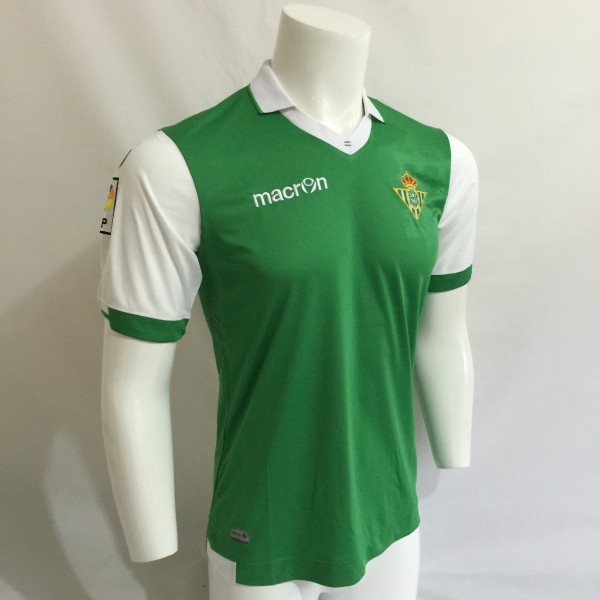 2014-15 Real Betis Away Green Soccer Jersey